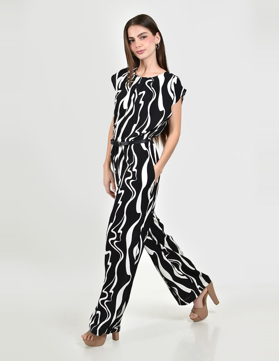 Jumpsuit estampado macroprint para mujer 2