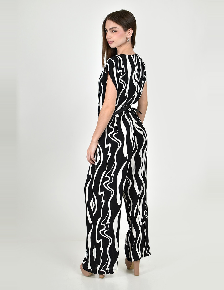Jumpsuit estampado macroprint para mujer 5