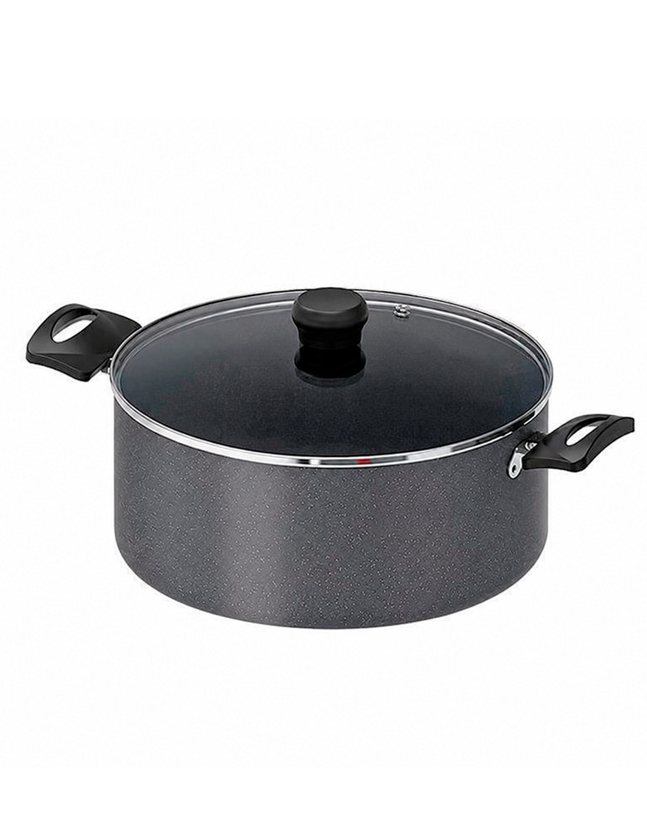 Batería de cocina T-fal 5819000 de aluminio antiadherente minerales naturales 5 piezas