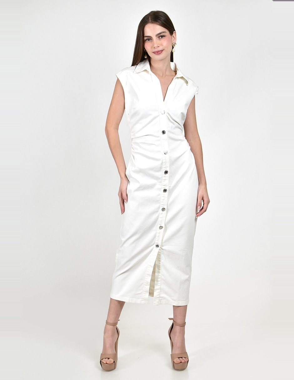 Vestido midi casual para mujer Vestido midi casual para mujer