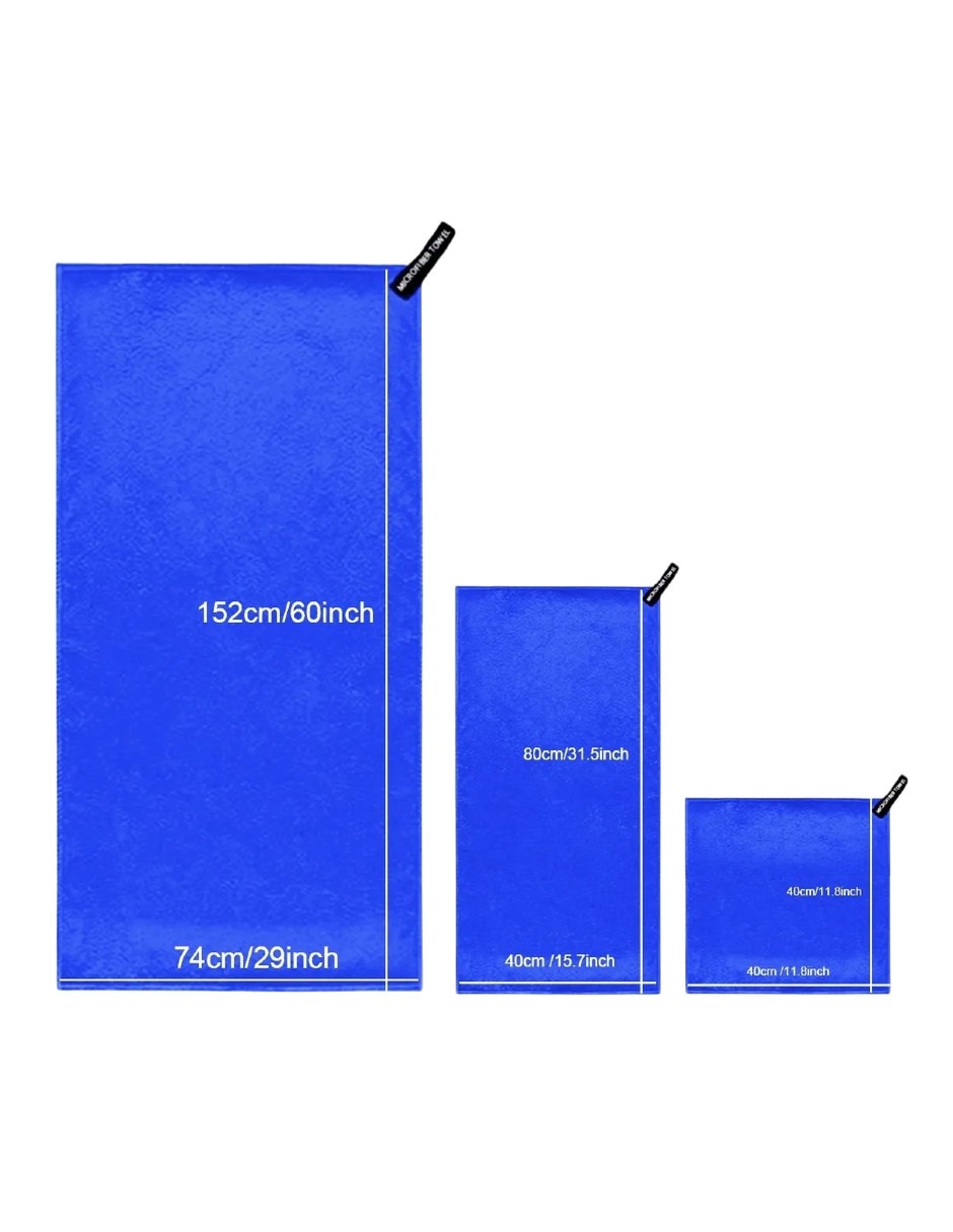 Set de toallas Genérica de microfibra
