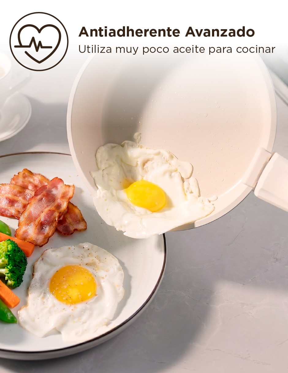 Batería de cocina Magma Life de aluminio fundido antiadherente cerámica 14 piezas