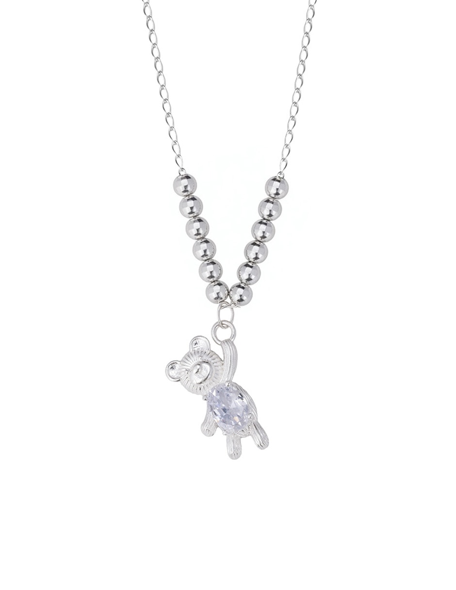 Collar de oso Unlimited By Ob de plata P 925