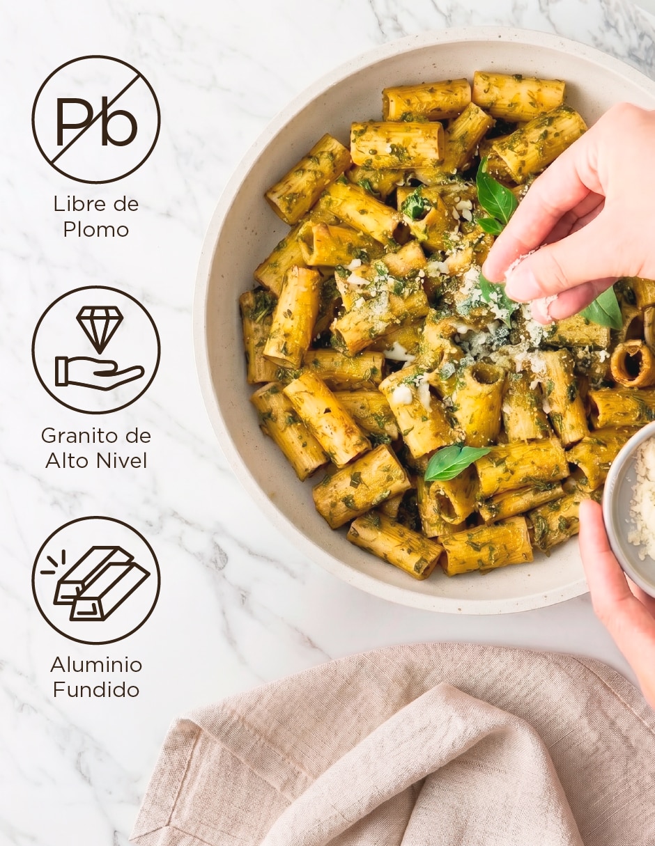 Batería de cocina Magma Life de aluminio fundido antiadherente sin pfoa 19 piezas
