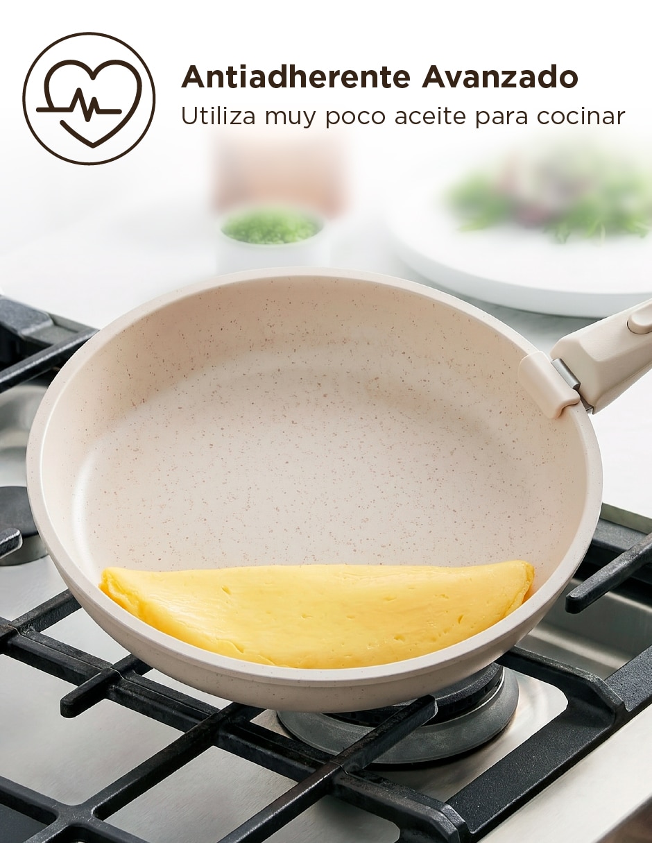 Batería de cocina Magma Life de aluminio fundido antiadherente sin pfoa 19 piezas