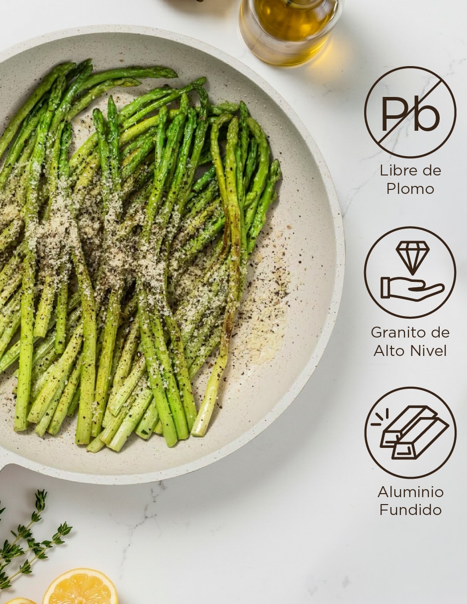 Batería de cocina Magma Life de aluminio fundido antiadherente sin pfoa 14 piezas