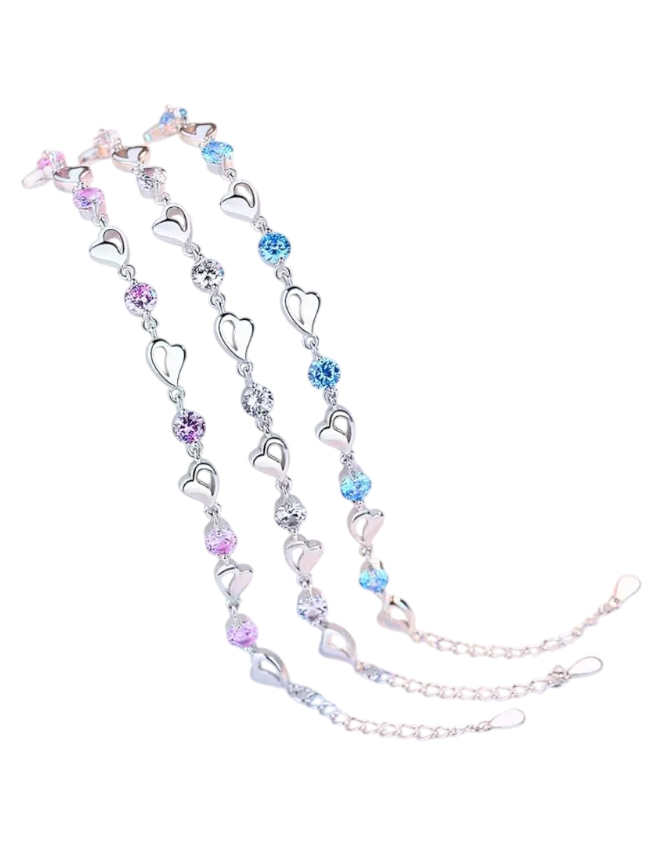 Set de pulsera de plata P925 2