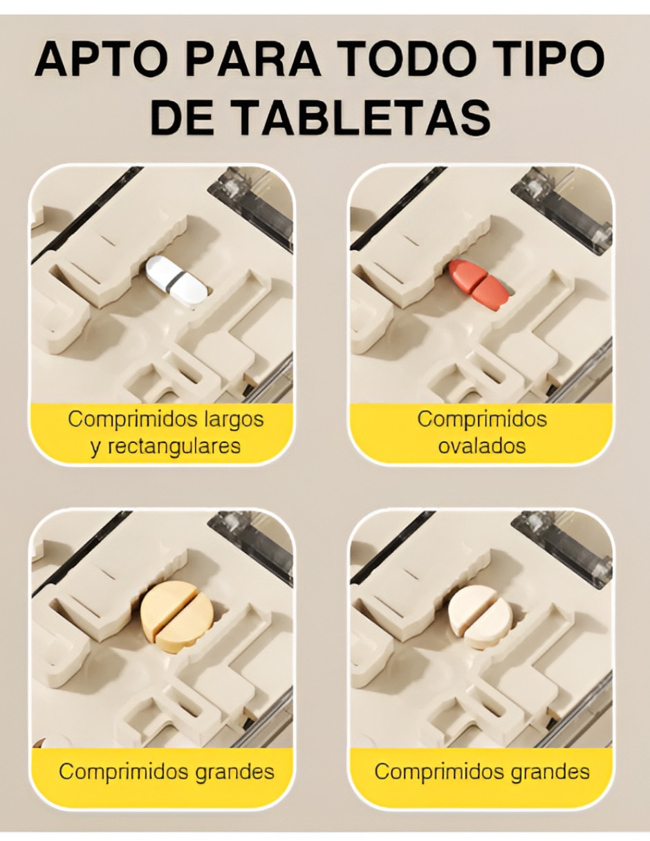 Pastillero 4 compartimentos 4