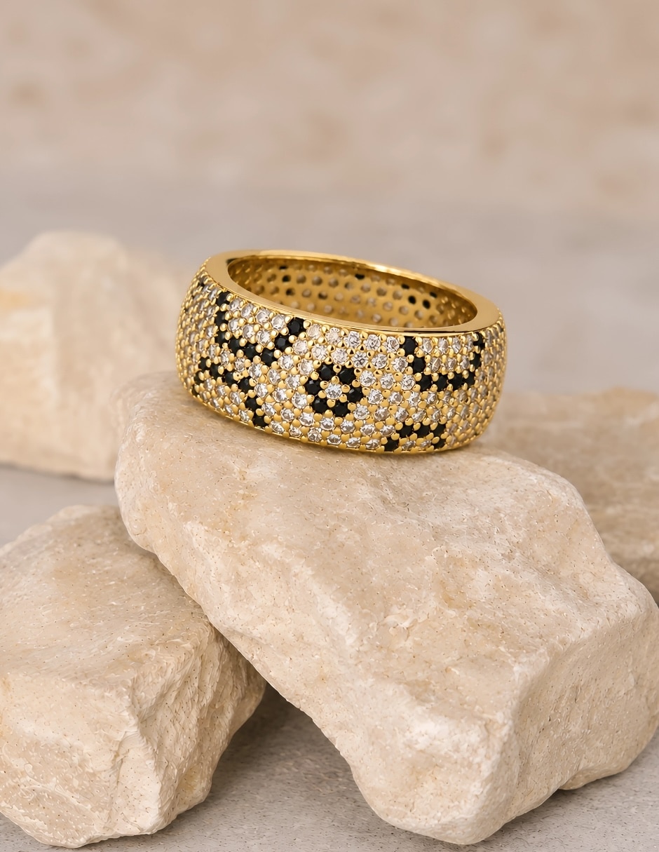 Anillo Yoiko Safari baño de oro 18 k