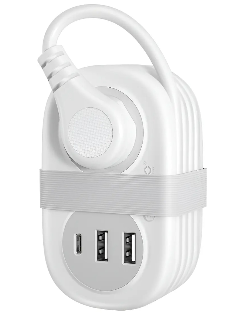 Multicontacto de 2 salidas y 2 puertos USB
