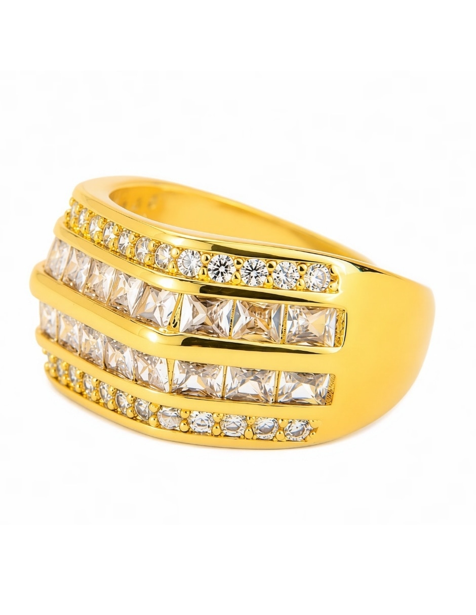 Anillo Yoiko Imperia baño de oro 18 k