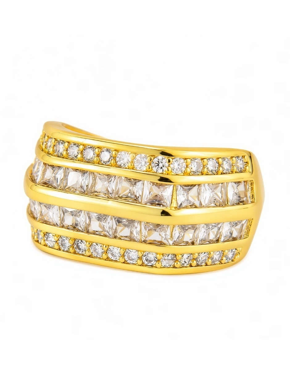 Anillo Yoiko Imperia baño de oro 18 k