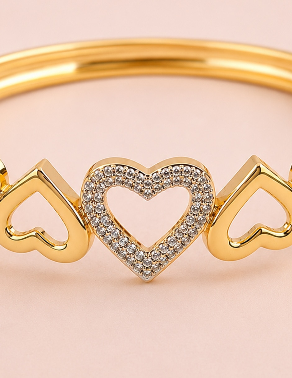 Brazalete yoiko con zirconia corazza