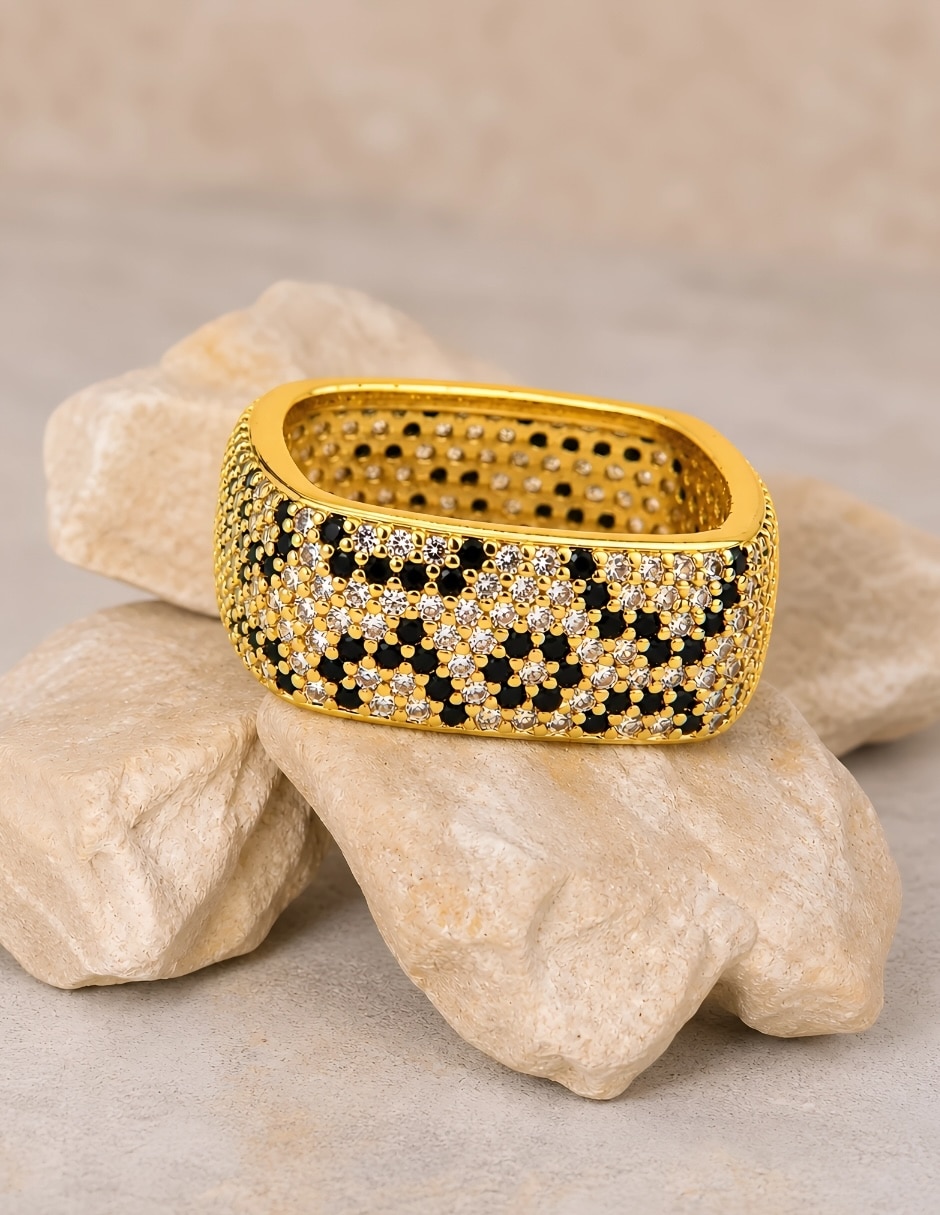 Anillo Yoiko Savanna baño de oro 18 k