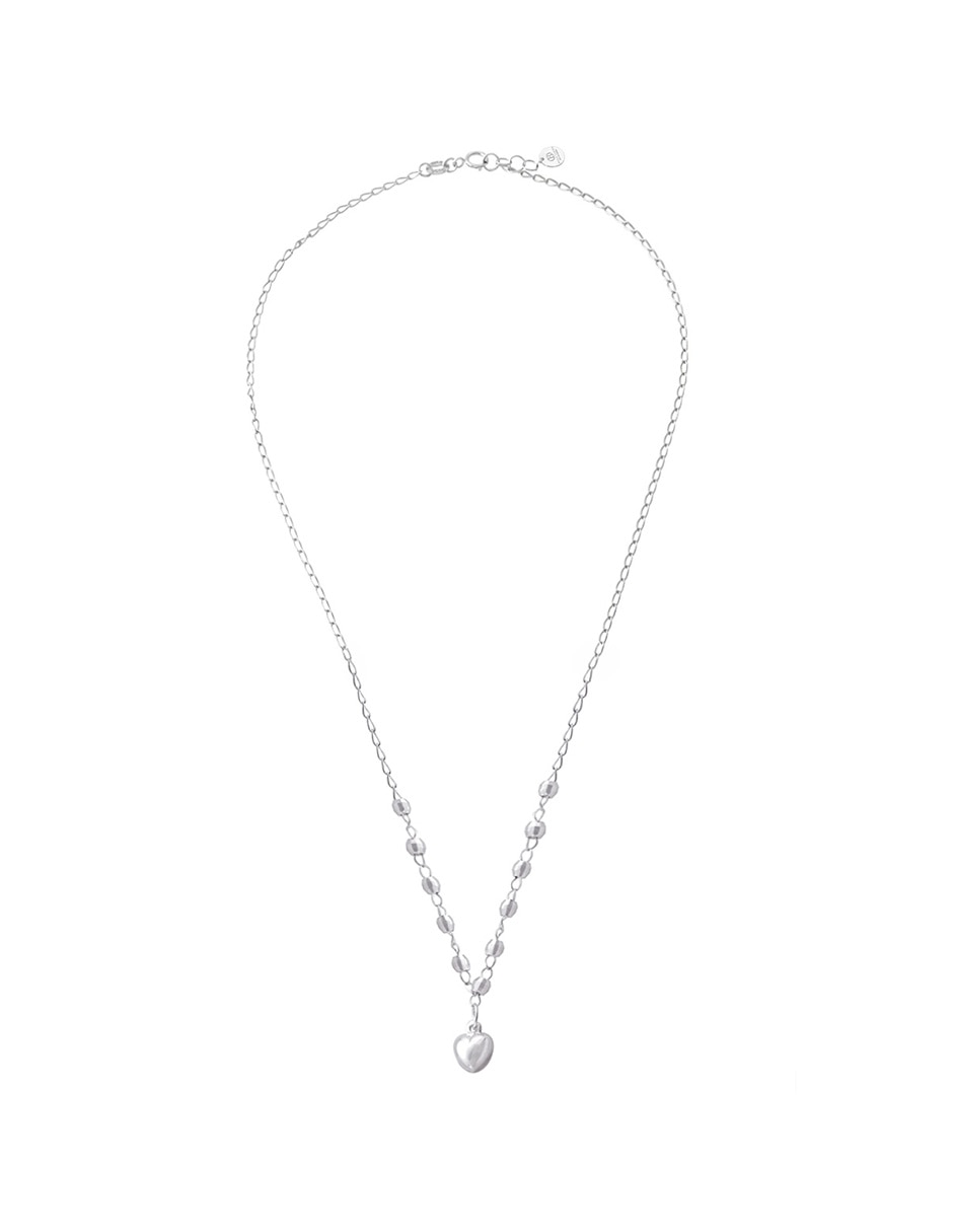 Collar de corazón Unlimited By Ob de plata P 925
