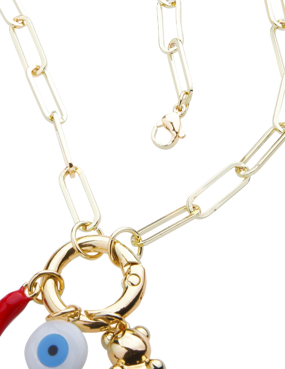 Collar con dije de ojo yoiko talisma