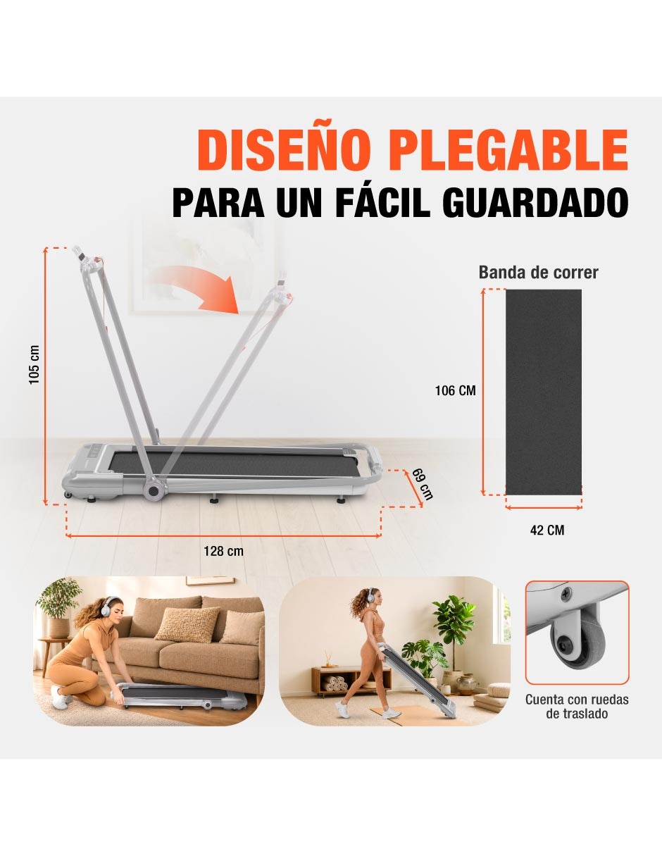 Caminadora profesional Altera Quincy+ plegable