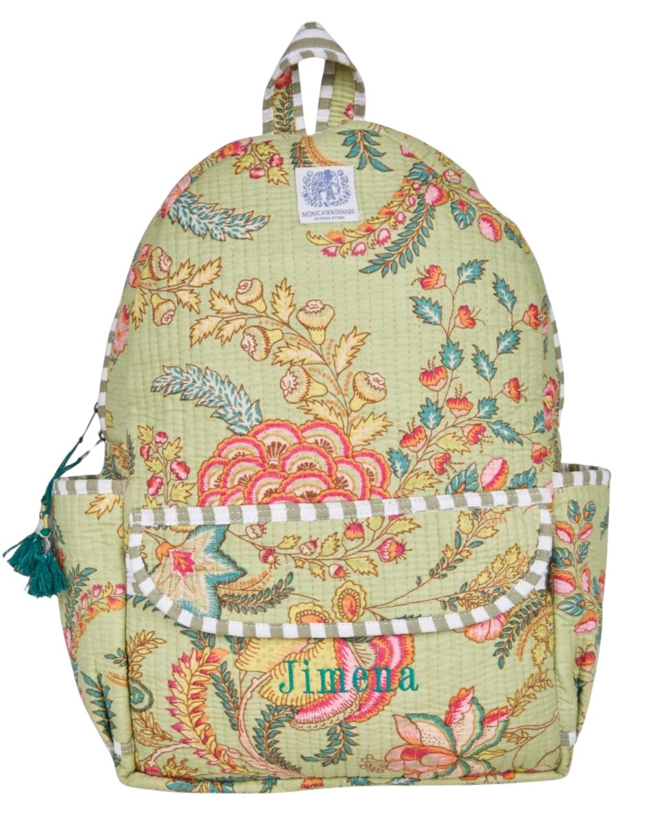 Set mochila escolar Monica Watanabe verano para mujer