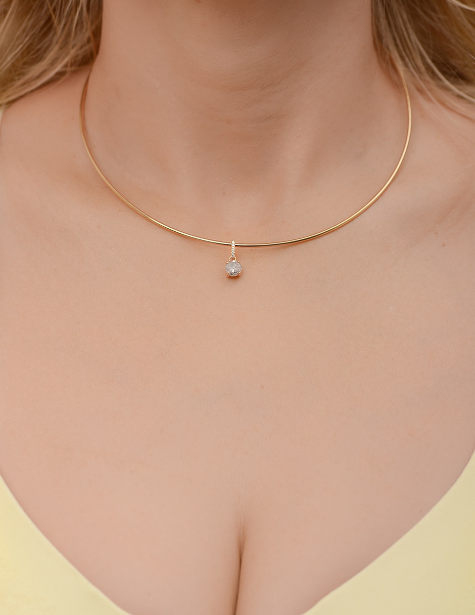Dije Gladkova Joyería de oro amarillo 14 K diamante