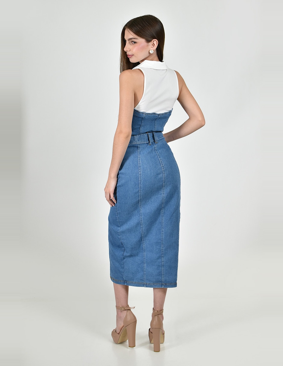 Vestido midi casual para mujer 4