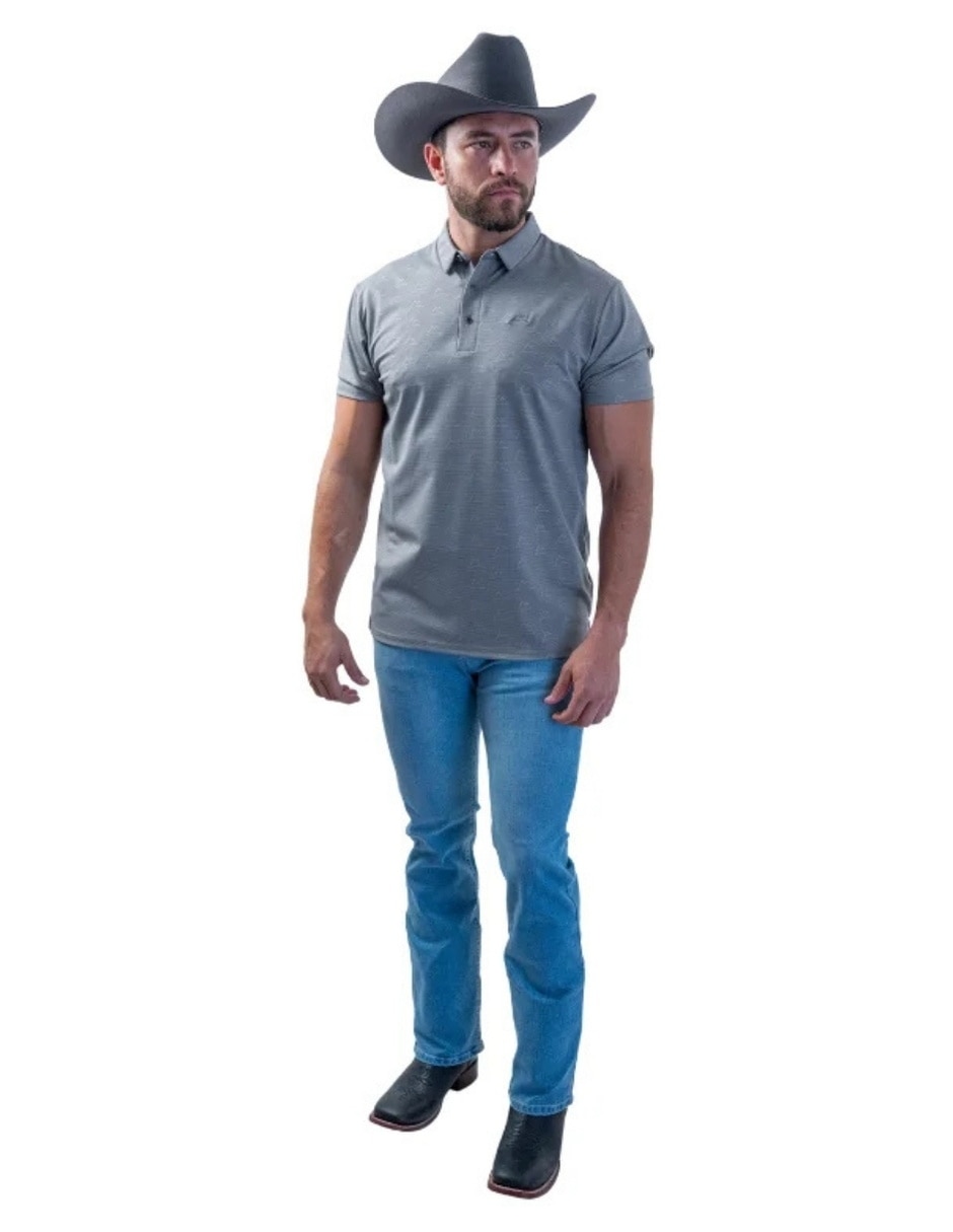 Playera icy denver cuello polo para hombre