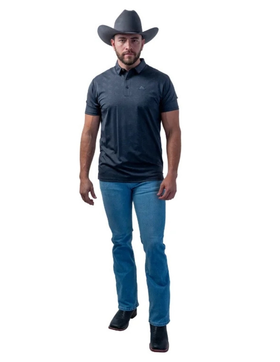 Playera icy denver cuello polo para hombre