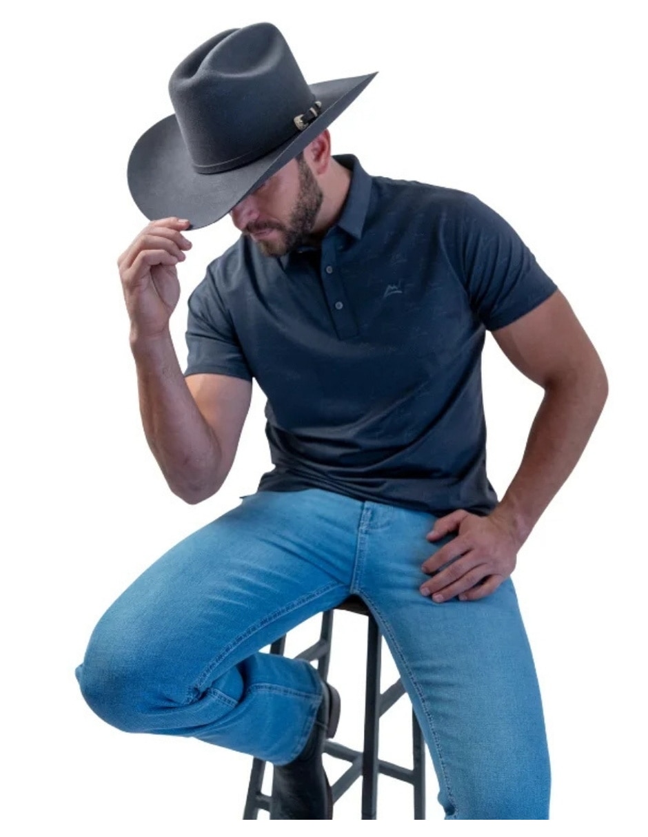 Playera icy denver cuello polo para hombre