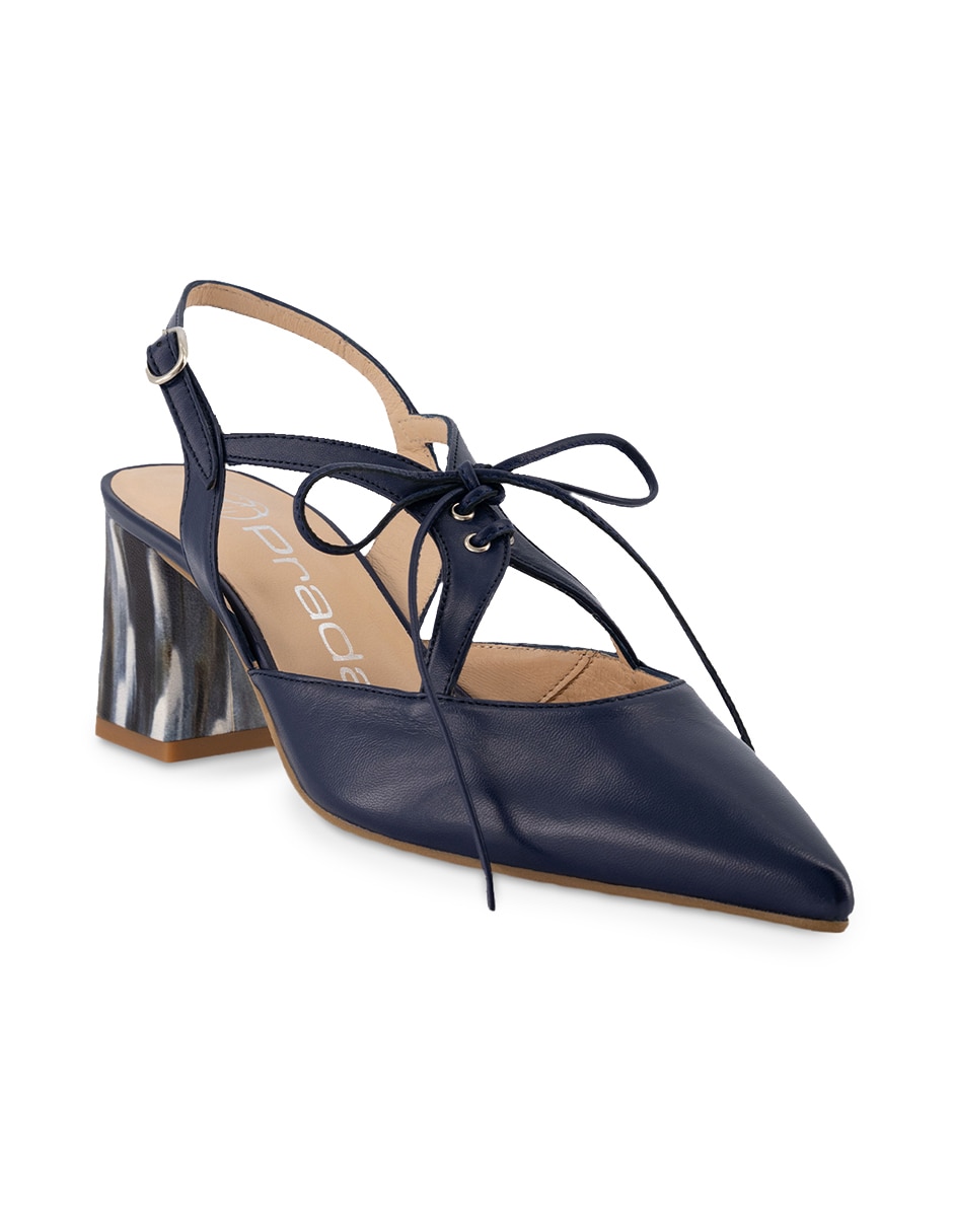Zapatilla de piel para mujer