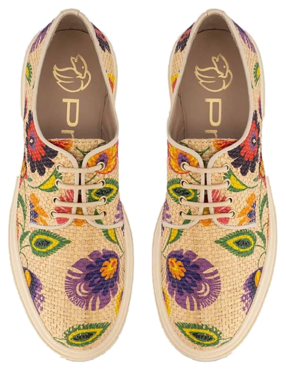 Mocasín Prada de piel para mujer