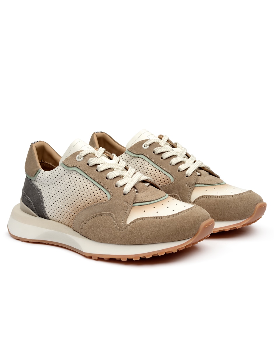Tenis de piel L- A - D para hombre