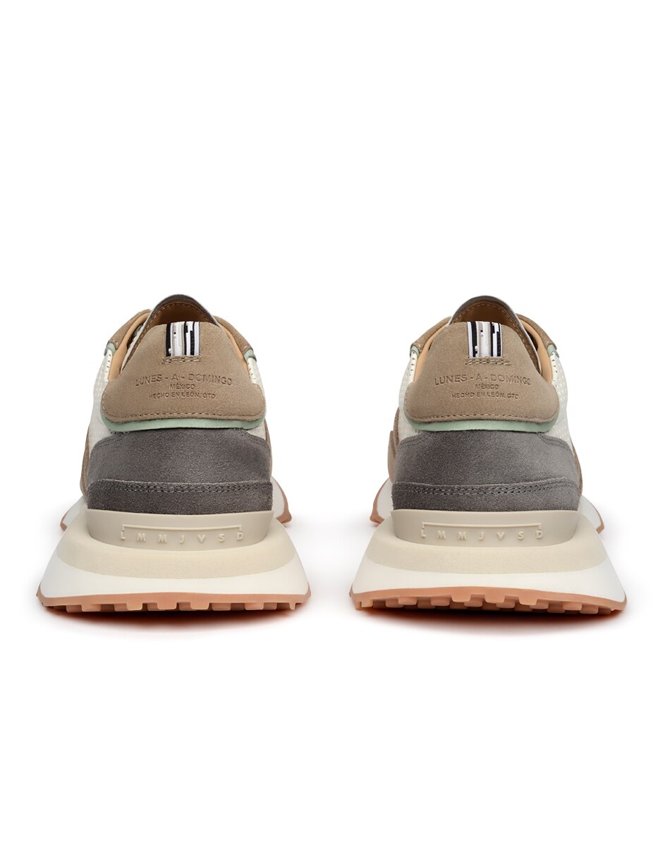 Tenis de piel L- A - D para hombre