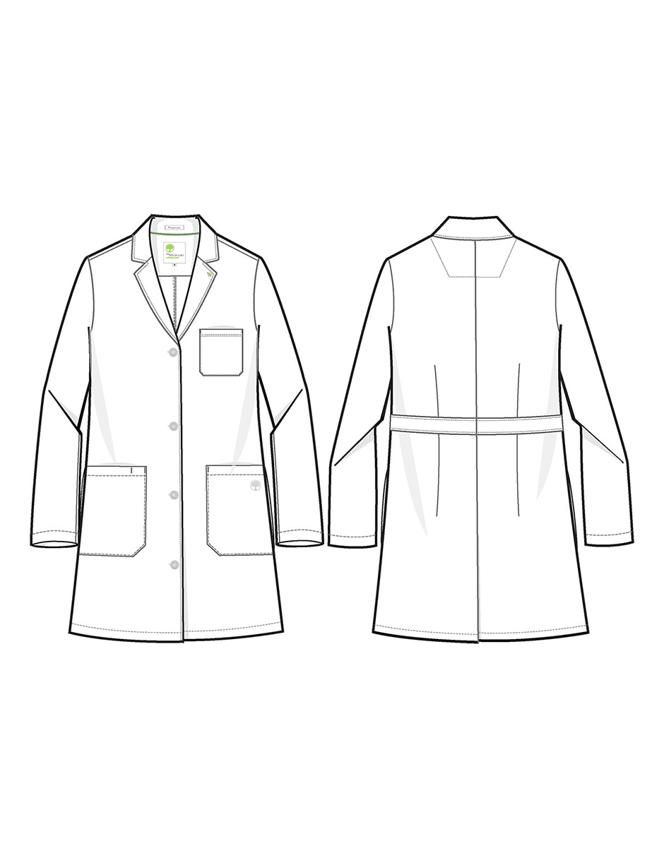 Set de bata médica healing hands estilo regular para mujer