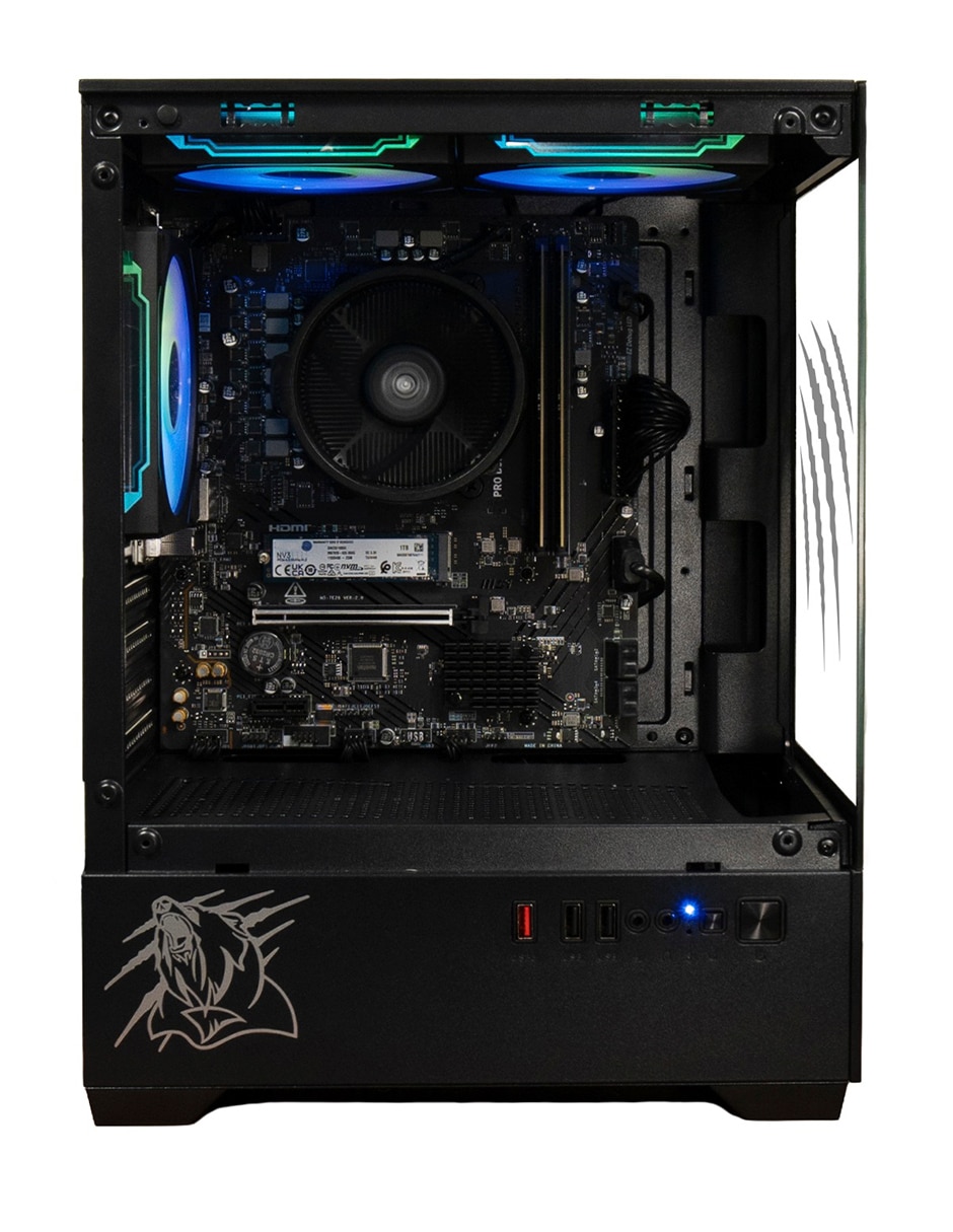 Computadora gamer Grizzly PCG-AMD098 AMD ryzen 5 AMD Radeon Graphics 32 GB RAM 1 TB SSD