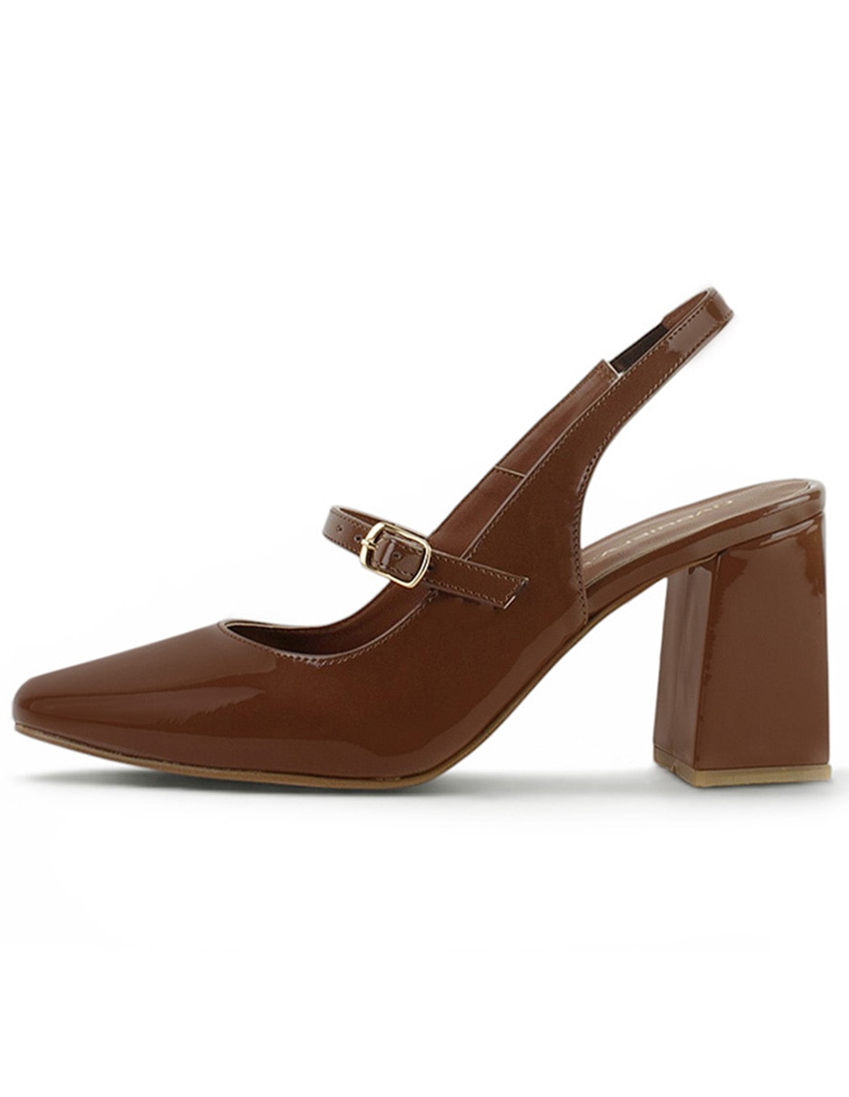 Zapatilla charol