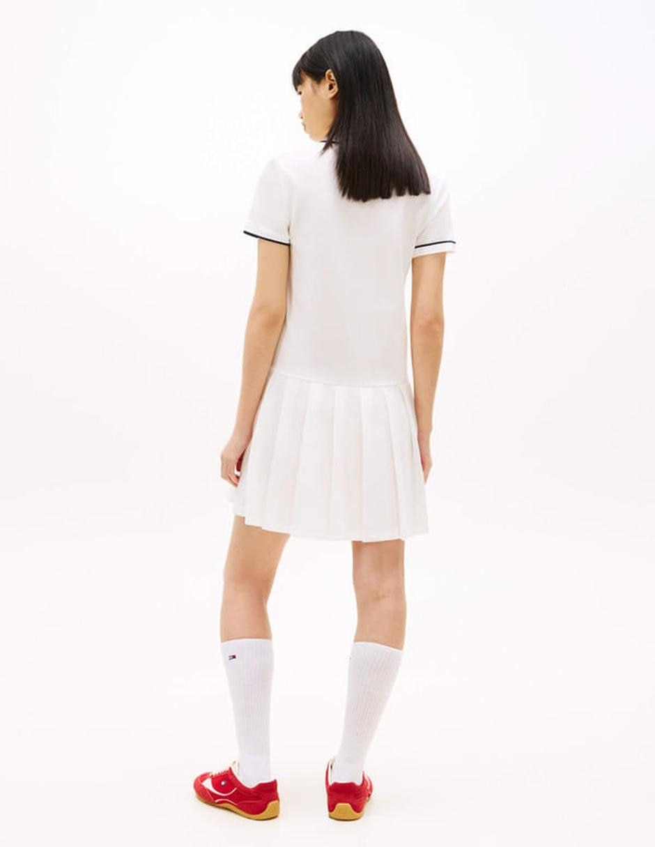 Vestido arriba rodilla casual para mujer 3