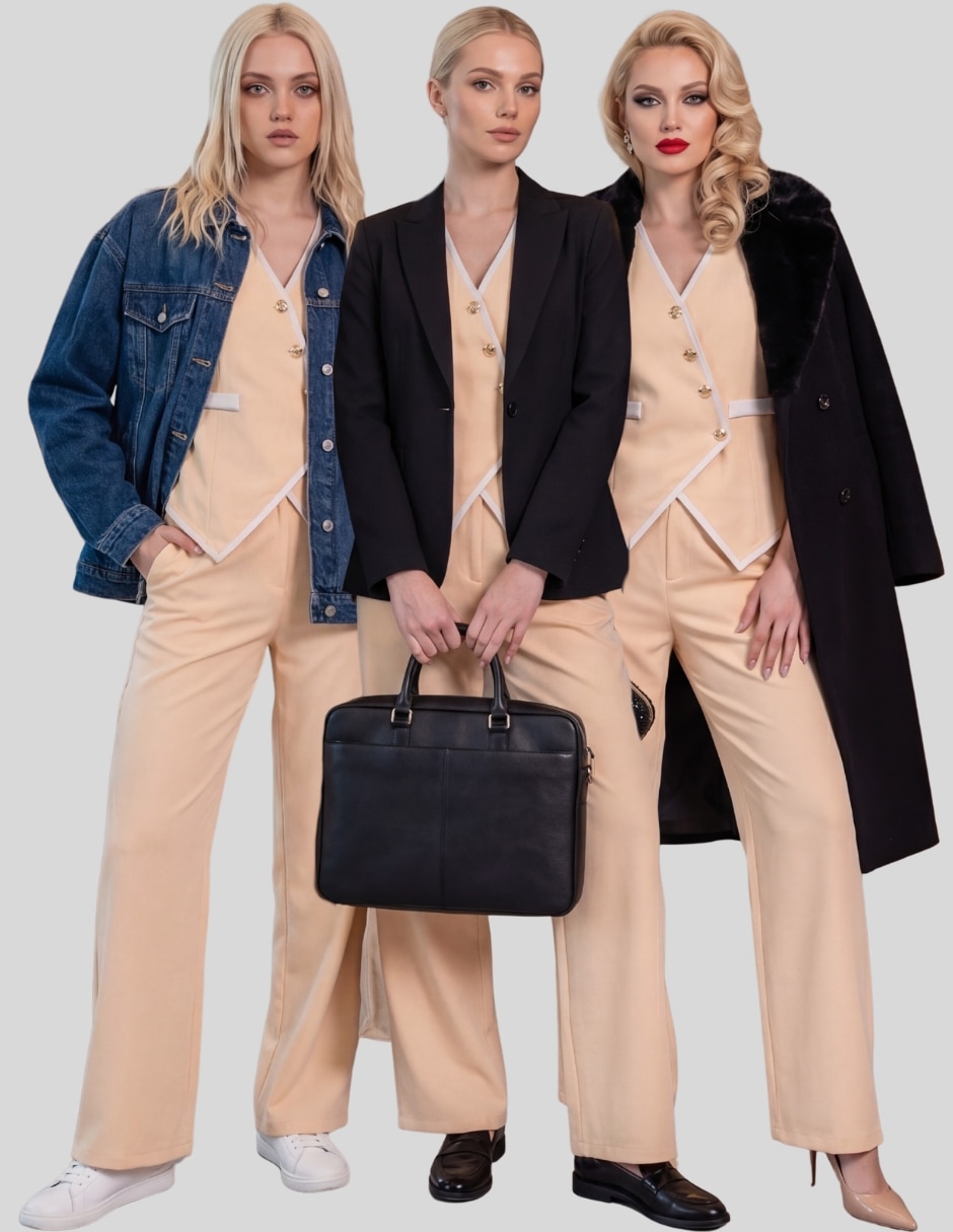 Conjunto formal malabis conjunto para mujer