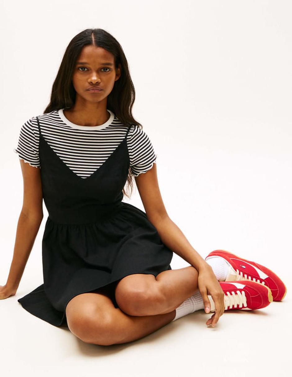 Vestido mini casual tommy jeans para mujer