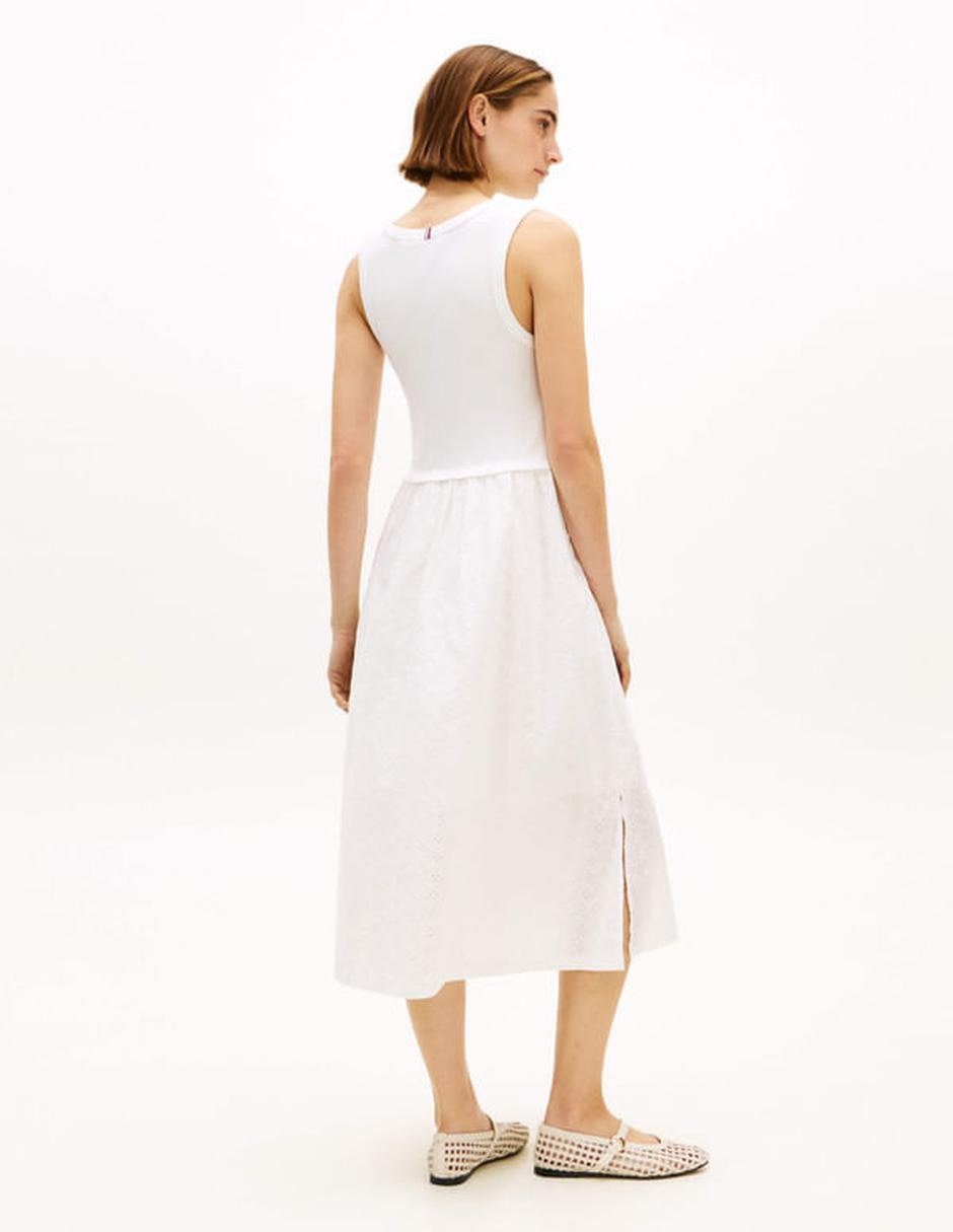 Vestido midi casual Tommy Hilfiger para mujer 5