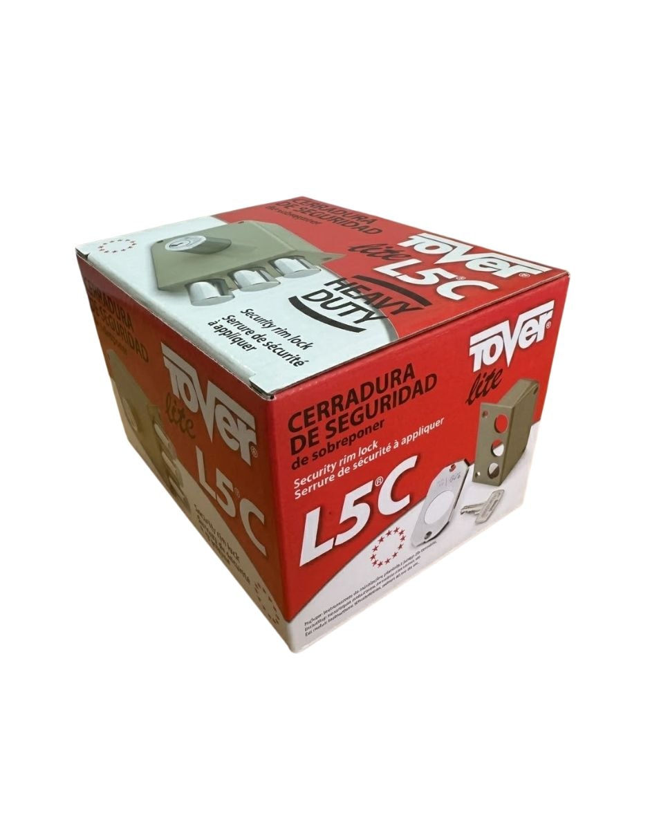 Cerradura sobreponer Tover l-5cn de derecha e izquierda