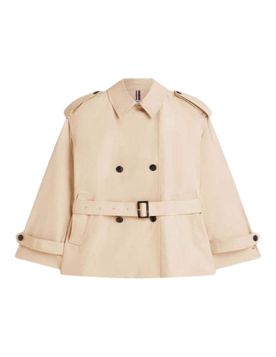 Chamarra casual Tommy Hilfiger de algodón para mujer