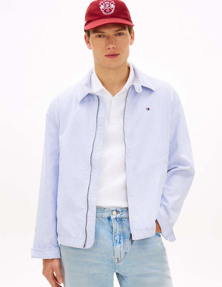 Chamarra casual de algodón para hombre