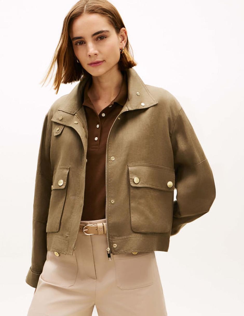 Chamarra casual Tommy Hilfiger para mujer