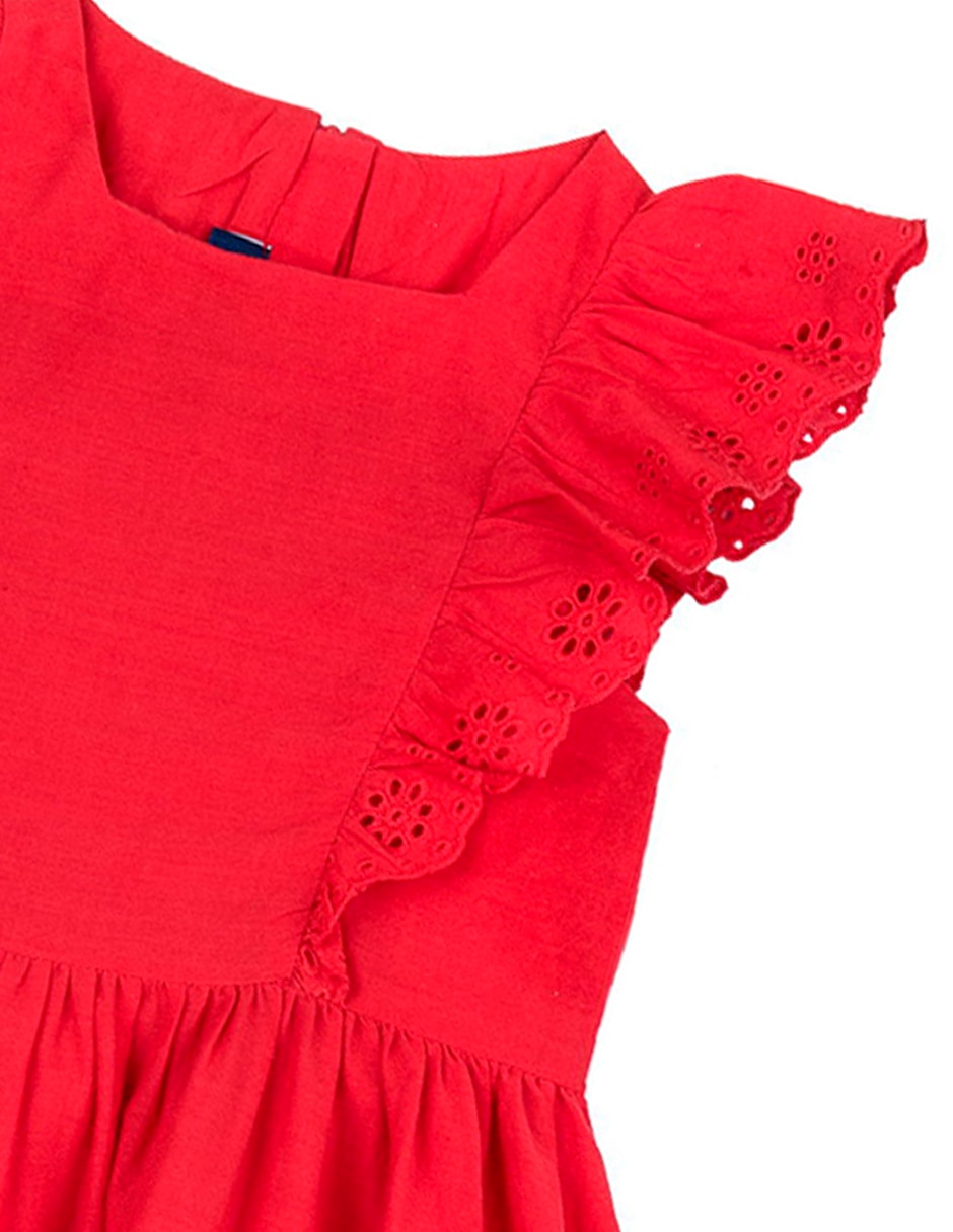 Vestido chicco mychicco vestido manga sin manga para bebé niña