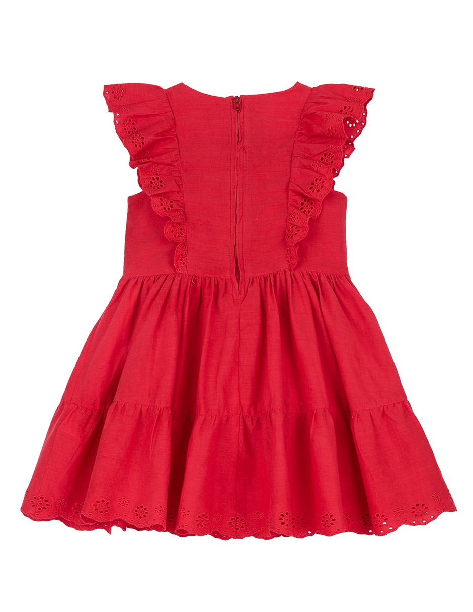 Vestido chicco mychicco vestido manga sin manga para bebé niña