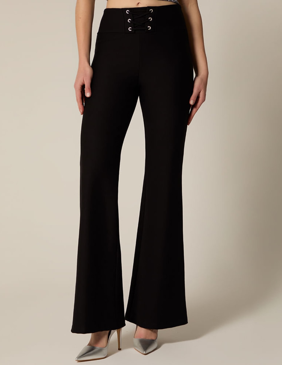 Pantalón relaxed galatea night bota para mujer