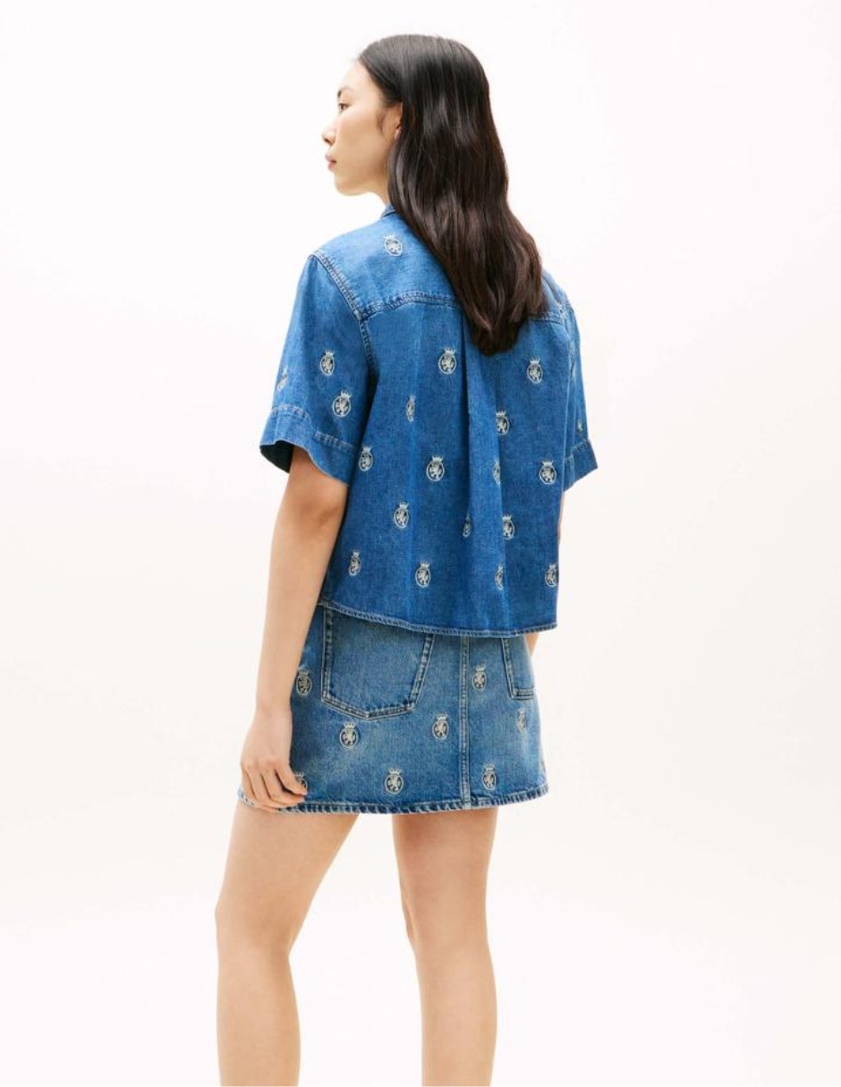 Blusa manga corta para mujer 3