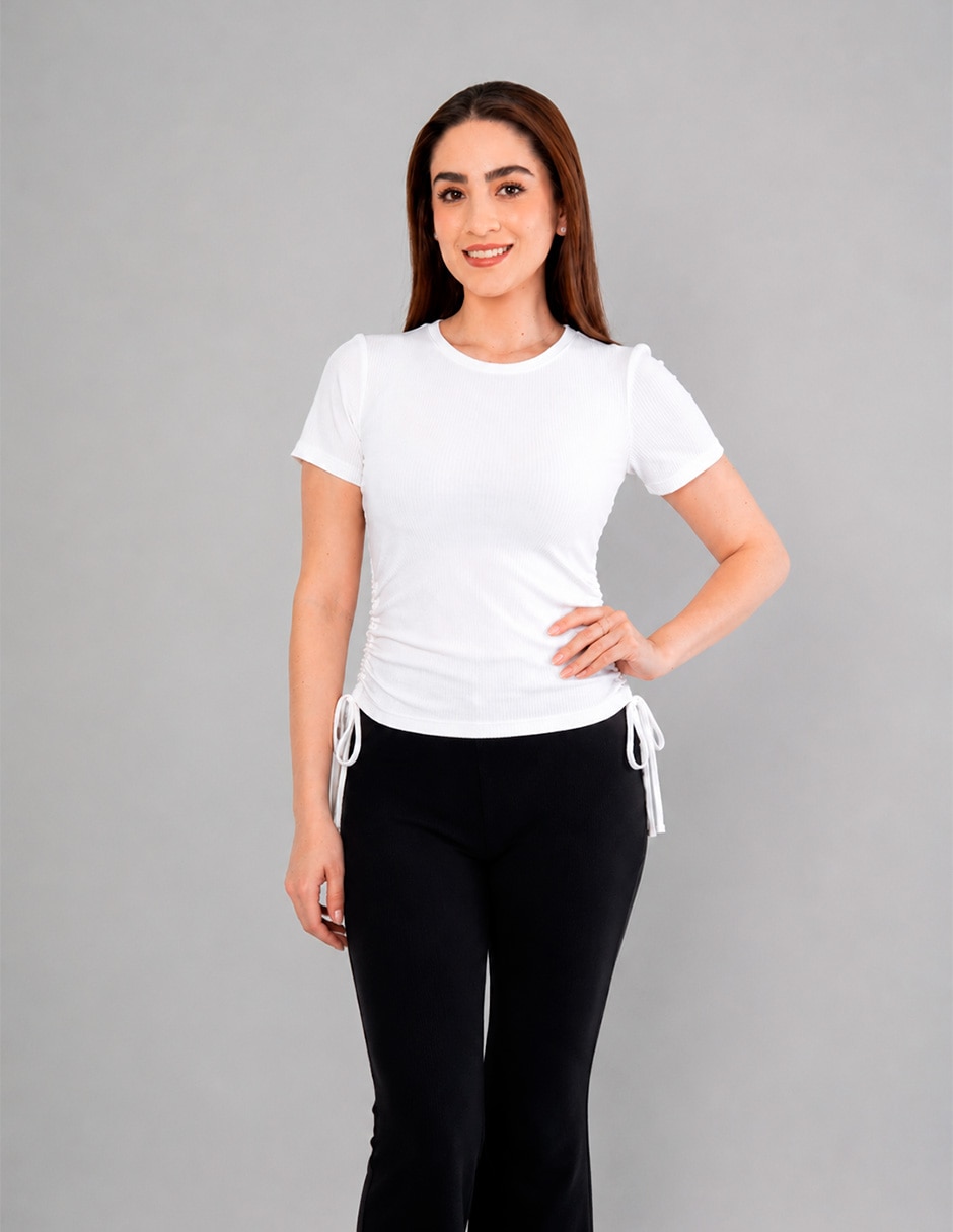 Blusa manga corta para mujer