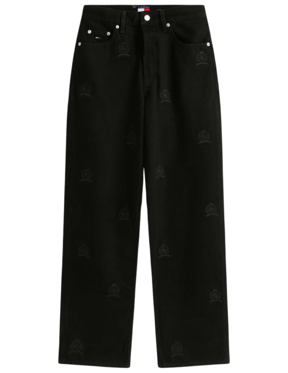 Jeans regular straight cintura alta para mujer 4