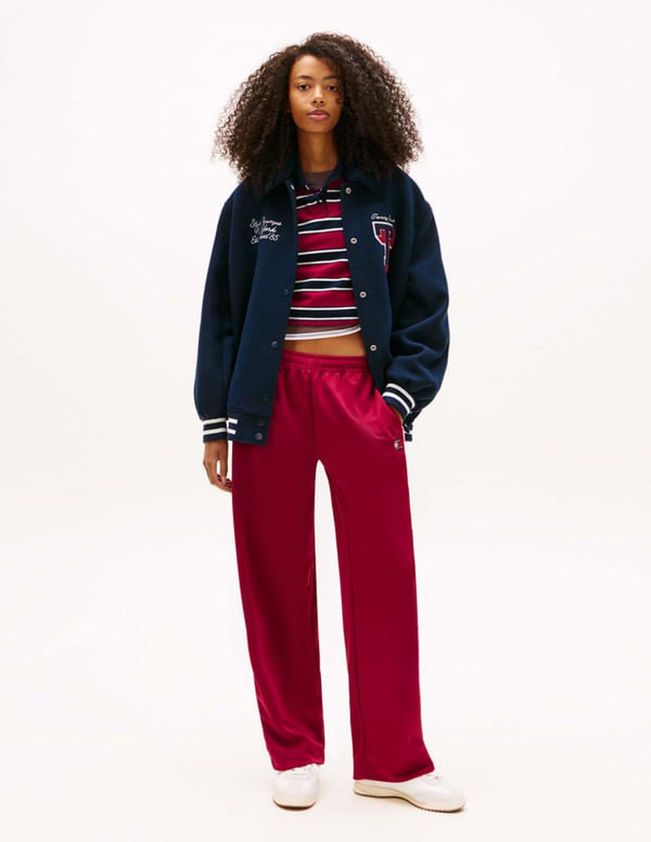 Pants straight con elástico para mujer 4
