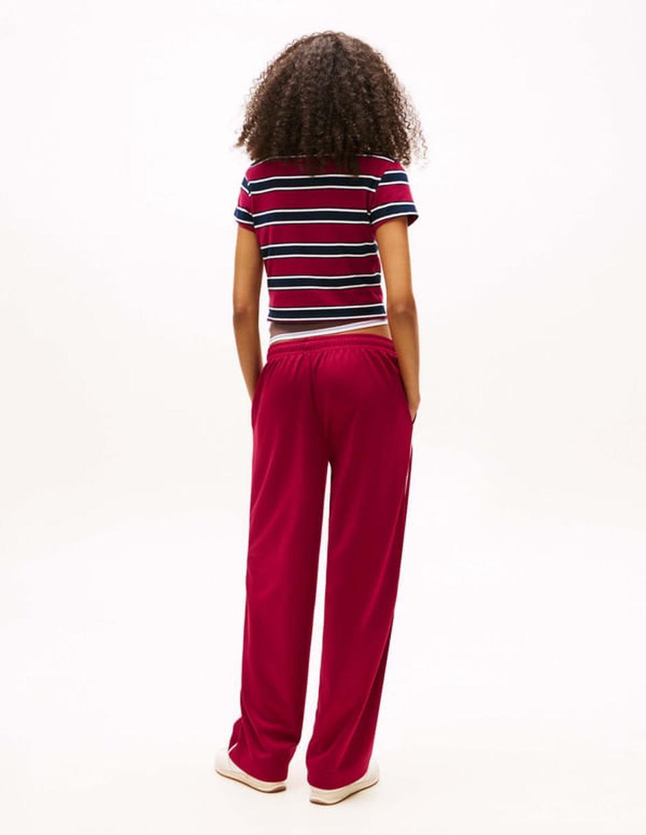Pants straight con elástico para mujer 5